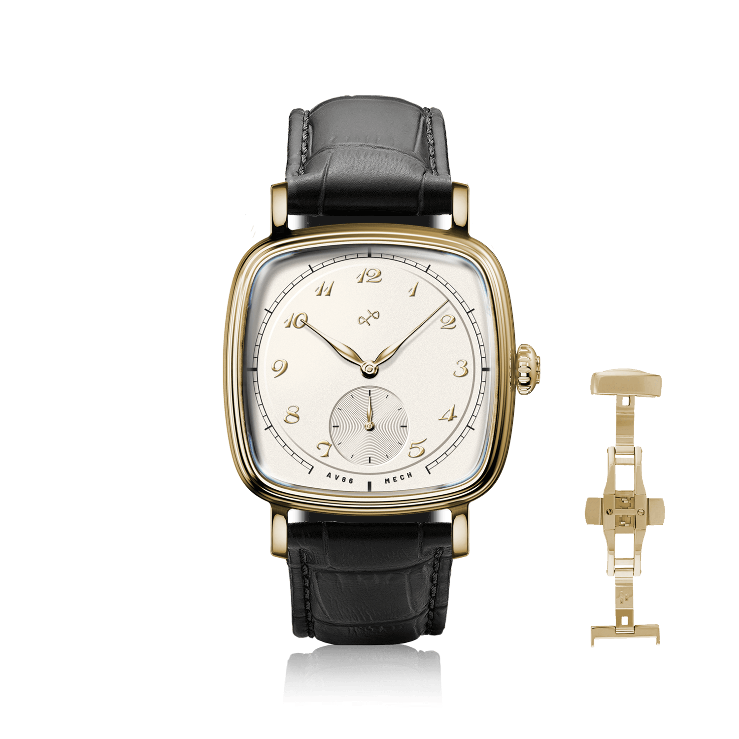 1954 Amalfi Mechanical, Gold / Off White