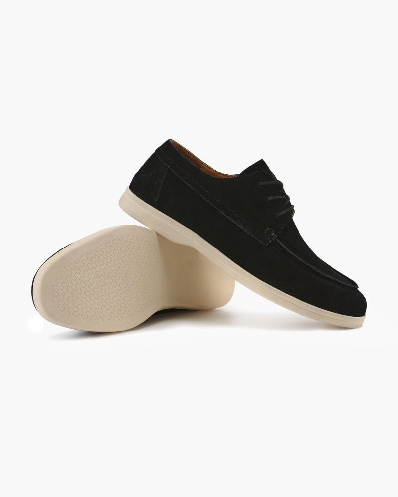 Premium Lace-Up Suede Shoes