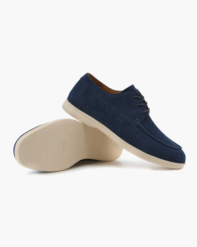 Premium Lace-Up Suede Shoes