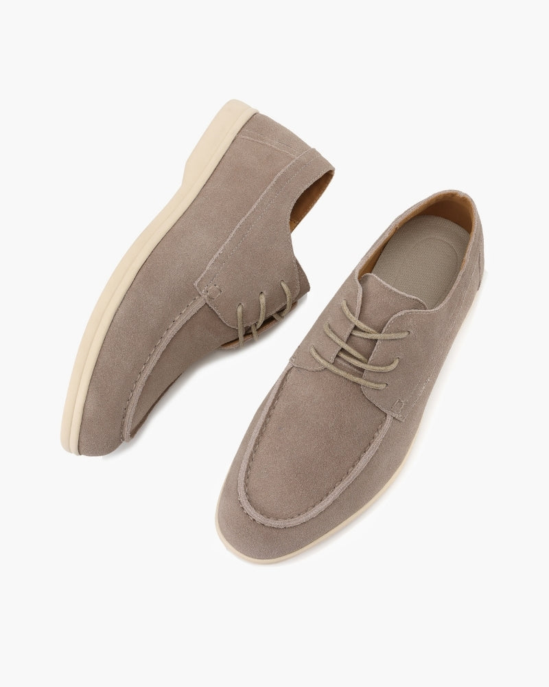 Premium Lace-Up Suede Shoes