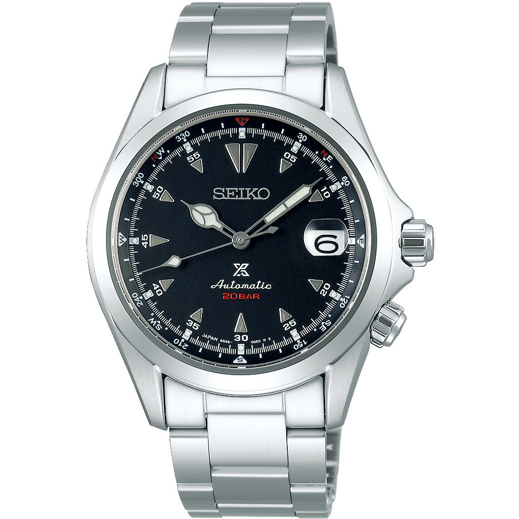 Seiko Prospex Alpinist Watch | 39.5 mm | Automatic | Black