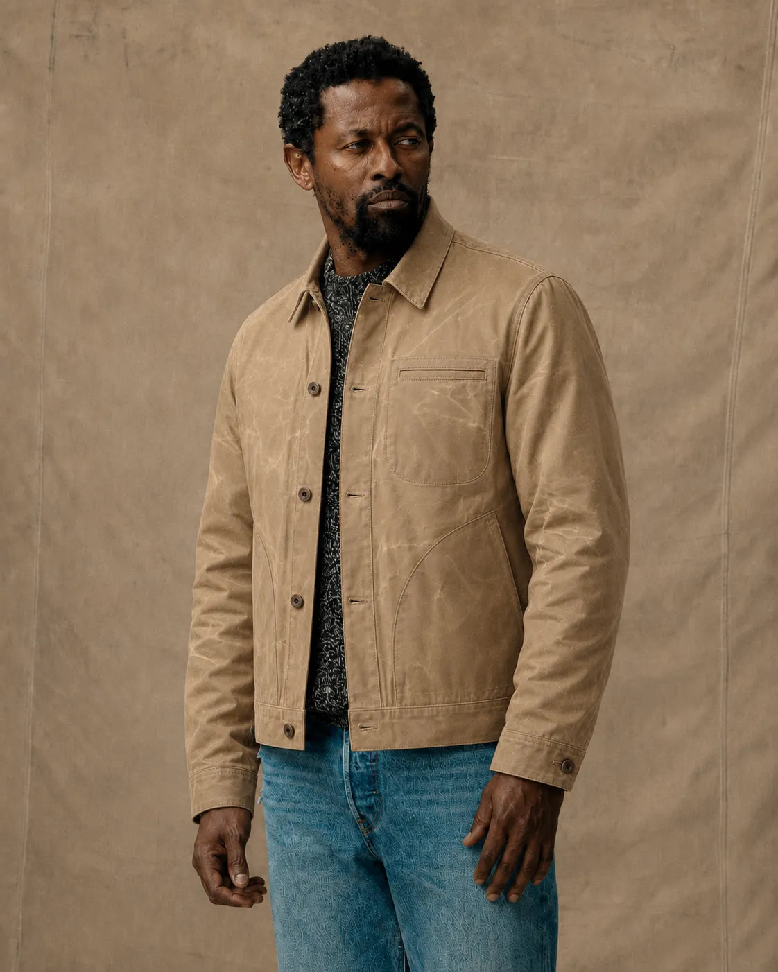 WAXED CANVAS FIELD JACKET 01