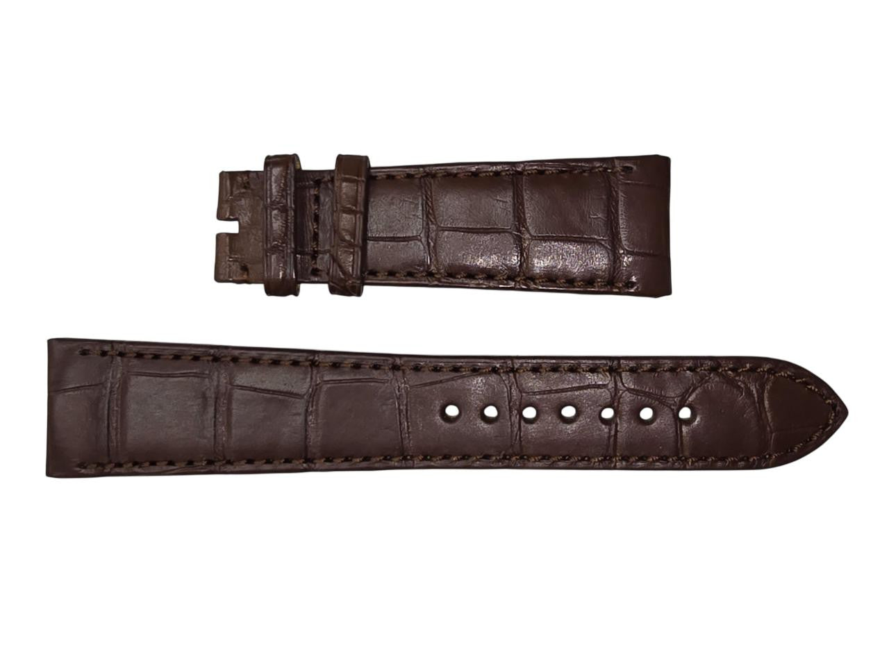 BREITLING Brown 22/18 mm Alligator Leather Strap 1088P