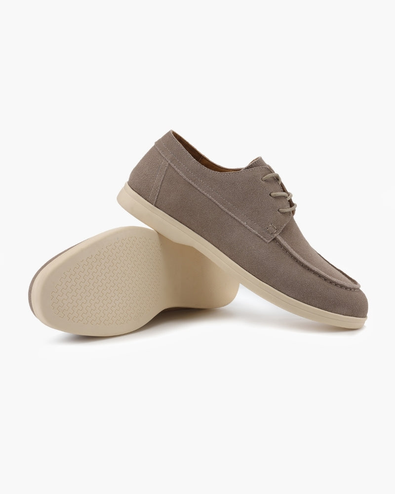 Premium Lace-Up Suede Shoes
