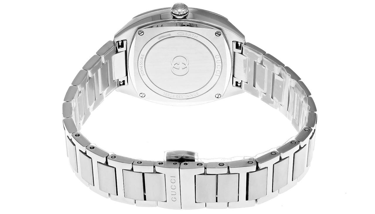 GUCCI G-Timeless Quartz Stainless Steel 29 mm Pink Diamond Dial Women's Watch