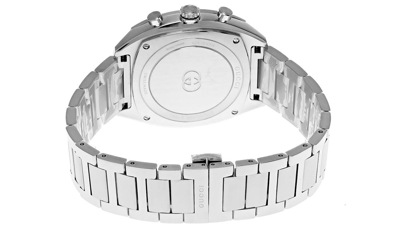 GUCCI Interlocking G Quartz Stainless Steel 41 mm Green Dial Men's Watch