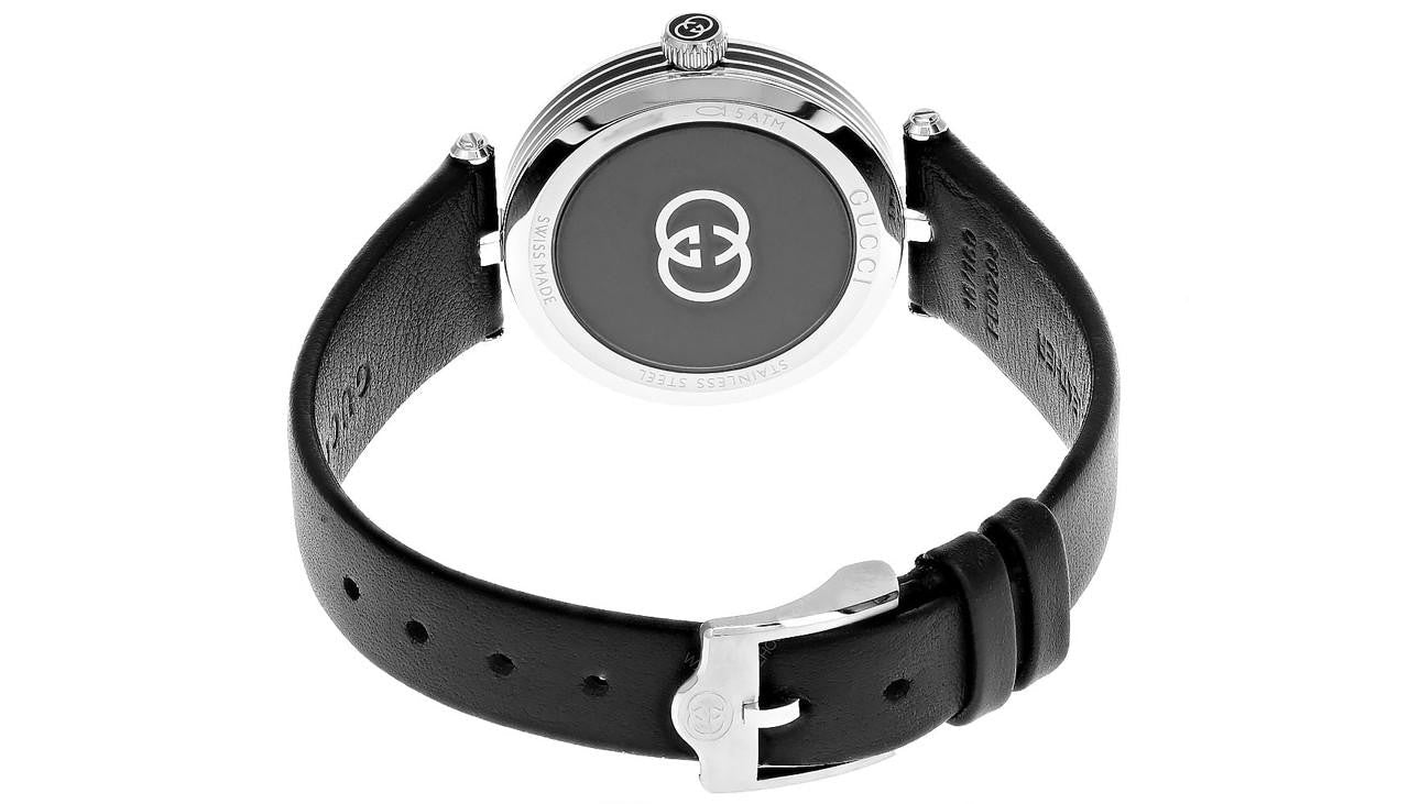 GUCCI Model 2000 Quartz 30 mm Black Leather Women's Watch
