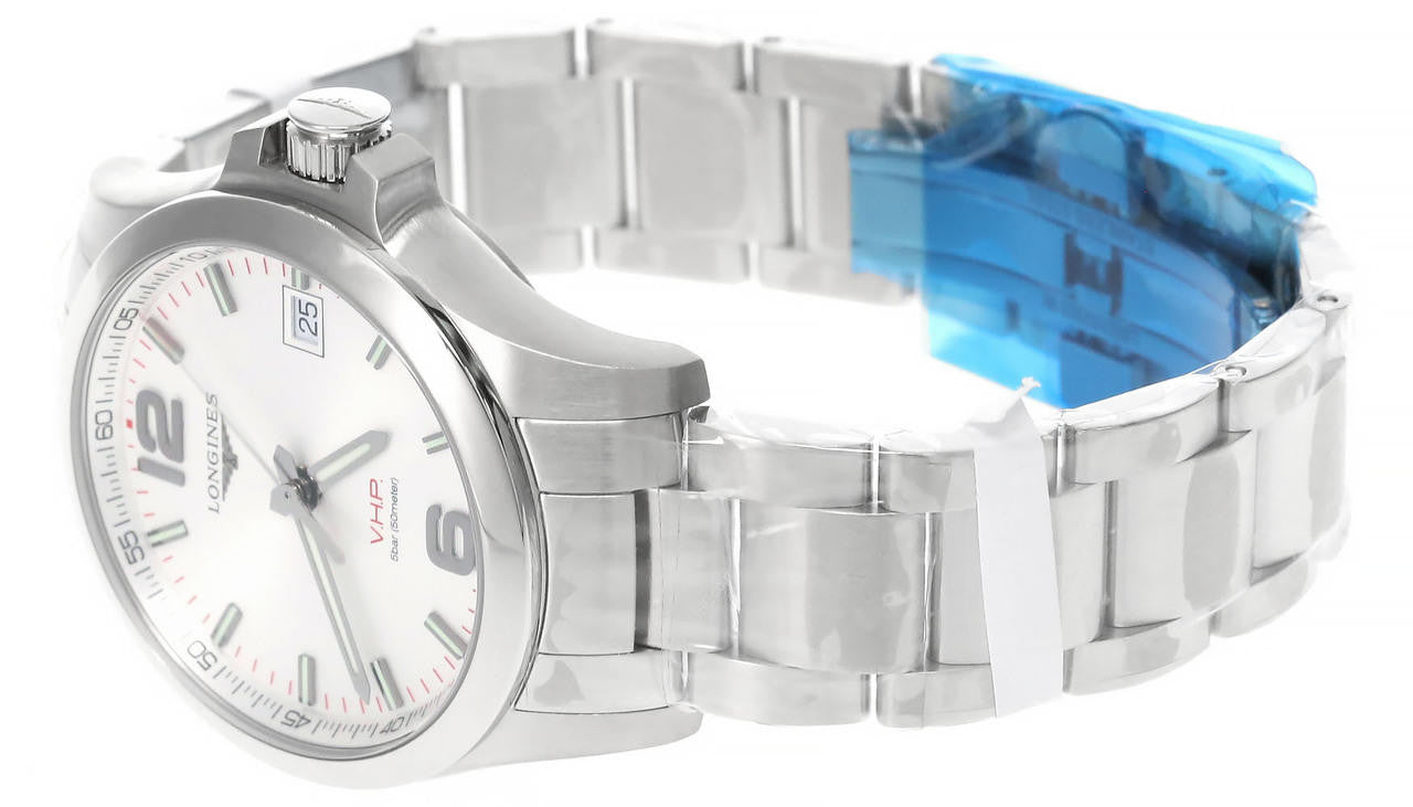 LONGINES Conquest V.H.P. 41 mm Silver Dial Men's Watch