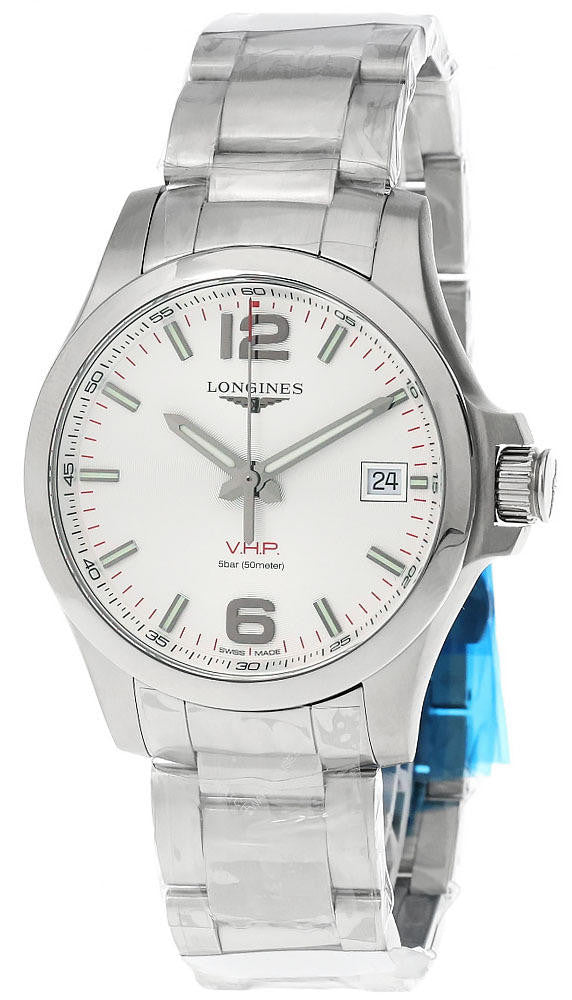 LONGINES Conquest V.H.P. 41 mm Silver Dial Men's Watch