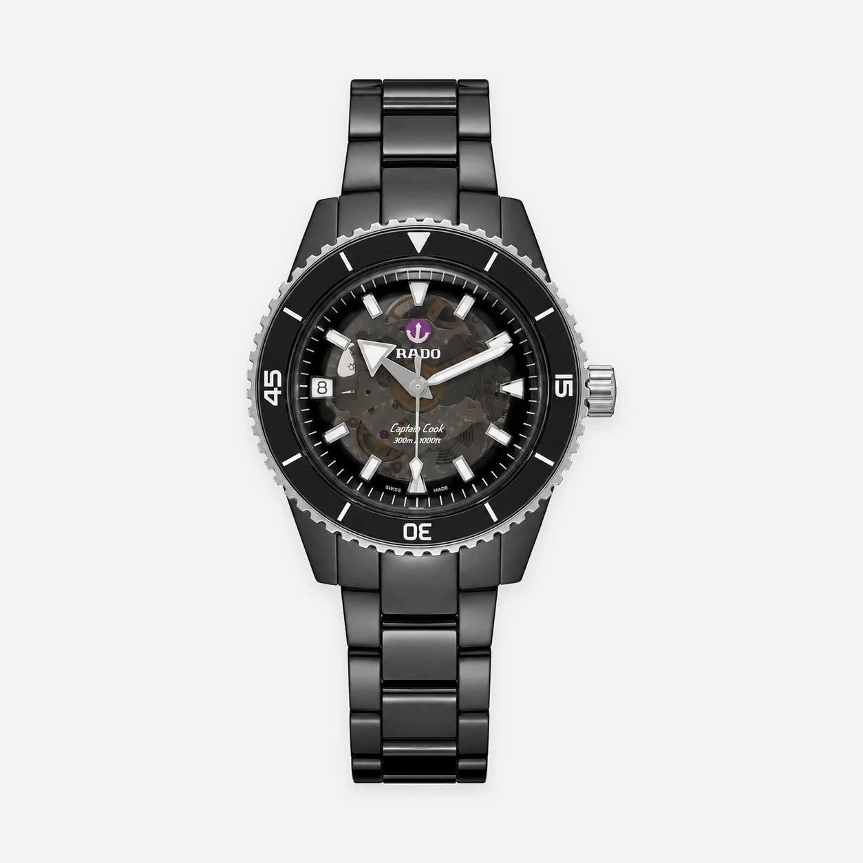 RADO Captain Cook Automatic 43 mm Black High-Tech Ceramic Men's Watch