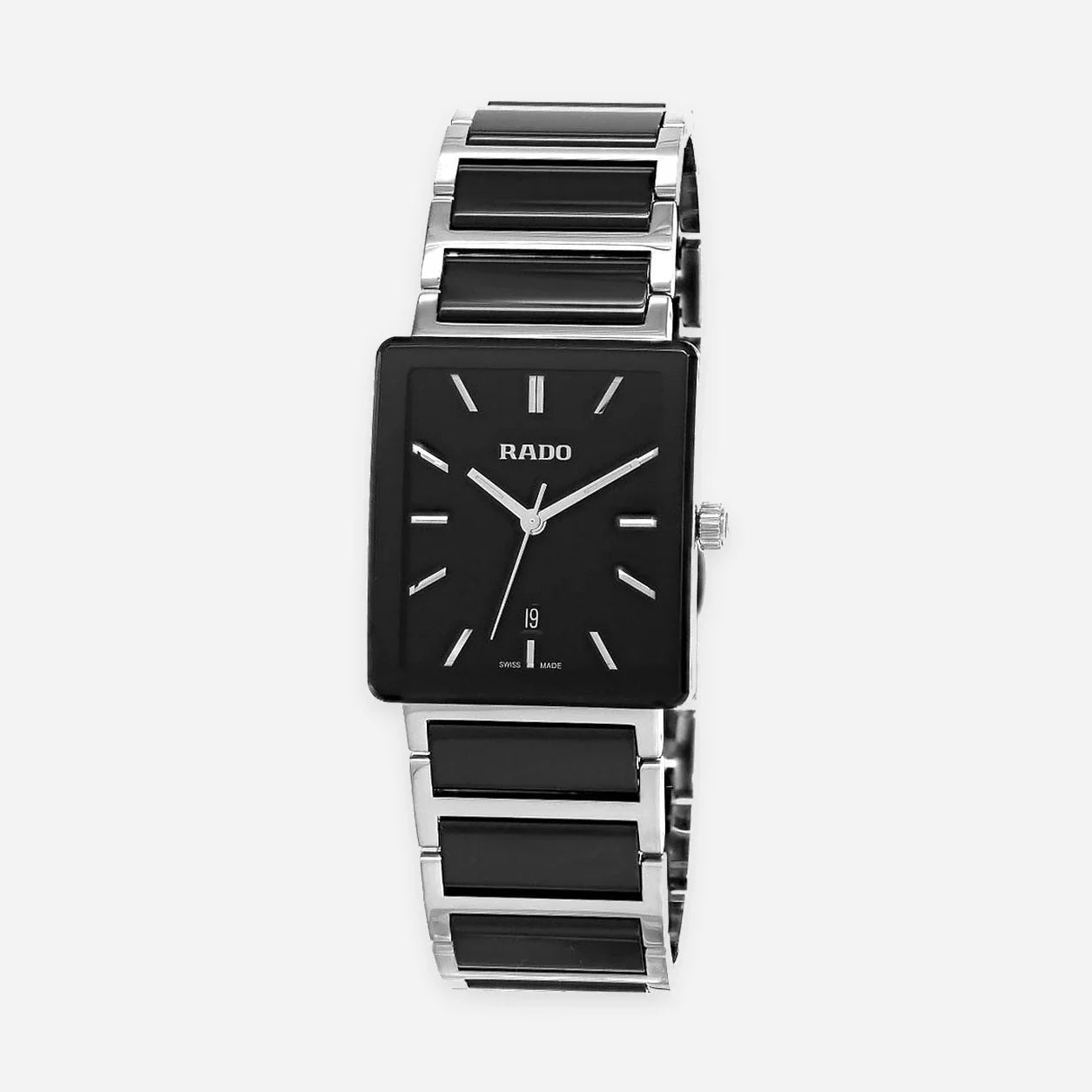 RADO Integral Quartz 31.5 mm Black Dial Two-Tone Men's Watch