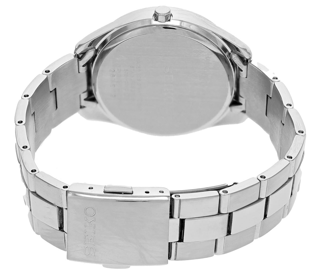 SEIKO Quartz 35 mm Black Dial Stainless Steel Women's Watch