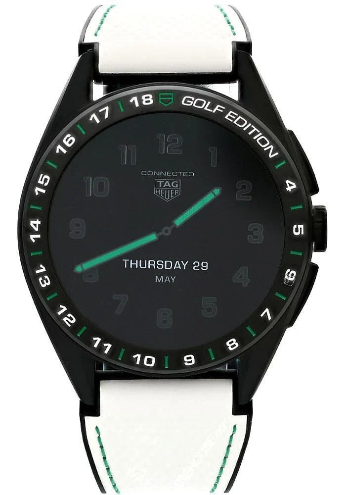 TAG Heuer Connected Calibre E4 Golf Edition 45 mm Titanium Smartwatch