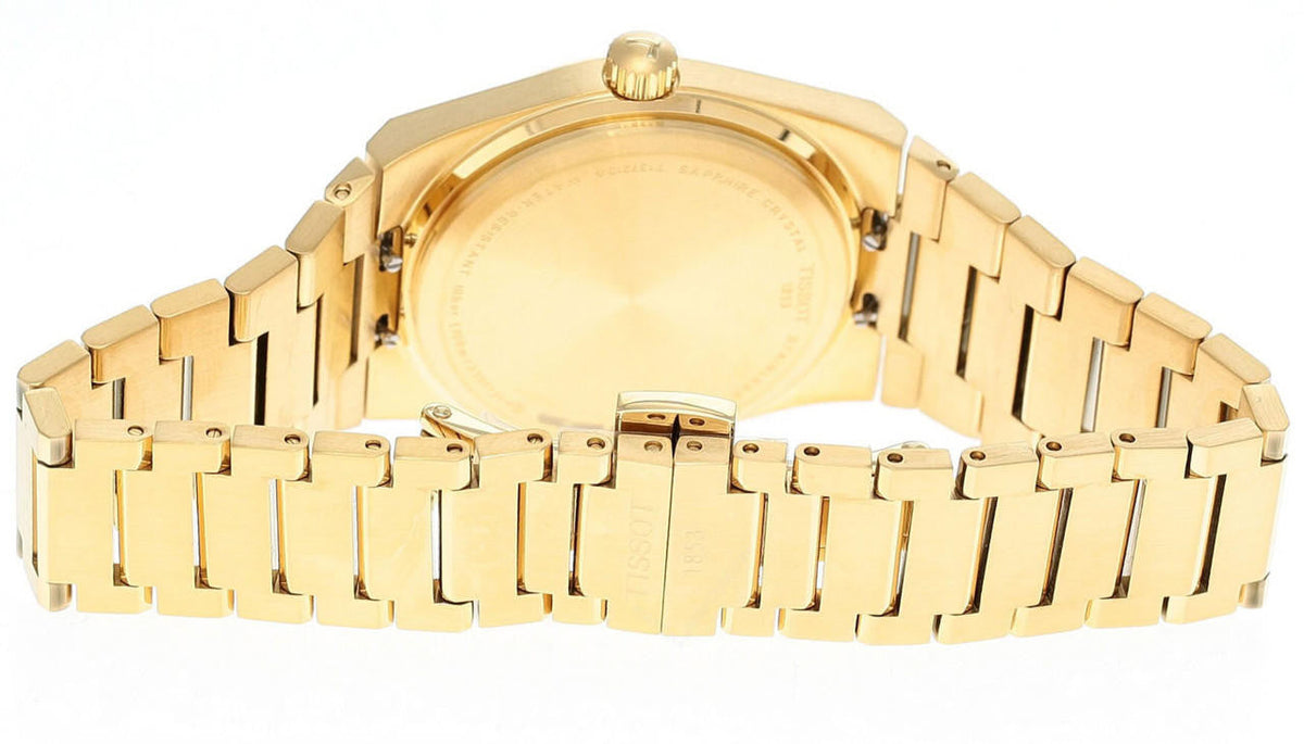 TISSOT PRX 35 mm Quartz Stainless Steel Gold Dial Unisex Watch