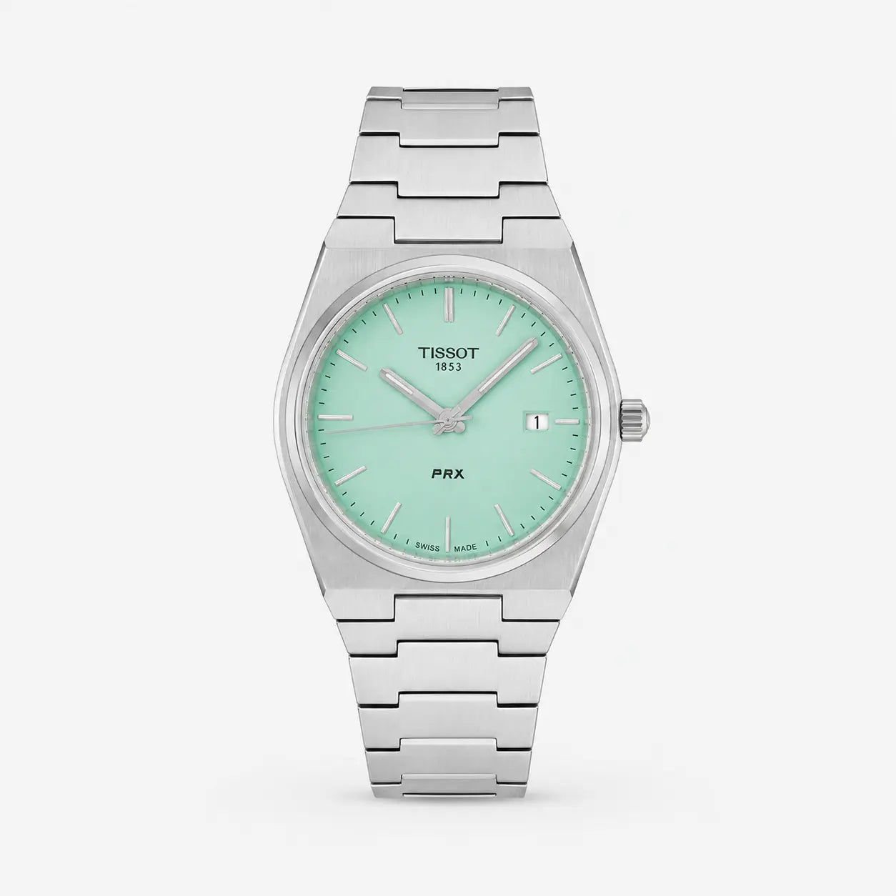 TISSOT PRX 40 mm Stainless Steel Light Green Dial Men's Watch