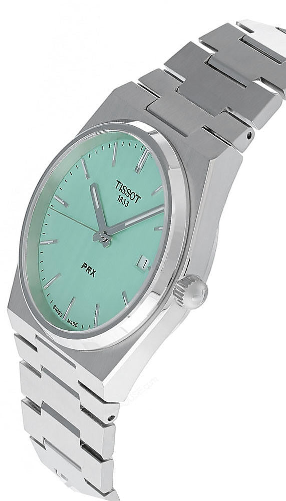 TISSOT PRX 40 mm Stainless Steel Light Green Dial Men's Watch