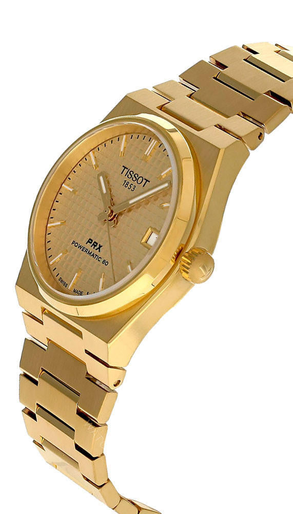TISSOT PRX Powermatic 80 40 mm Stainless Steel Champagne Dial Men's Watch