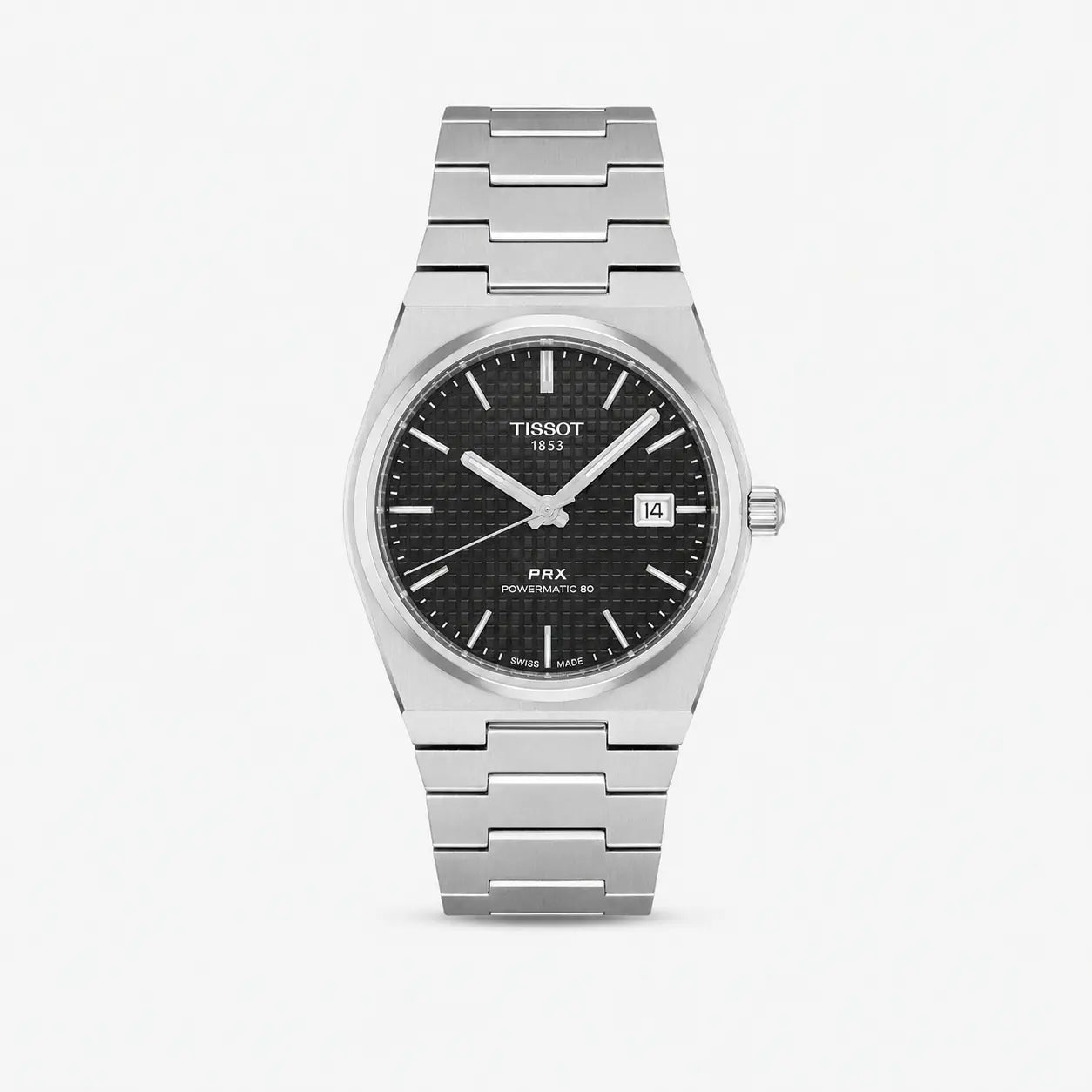 TISSOT PRX Powermatic 80 Stainless Steel Black Dial Men's Watch