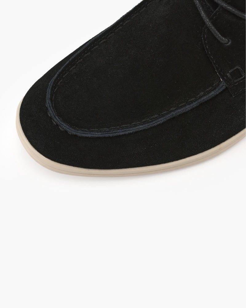 Premium Lace-Up Suede Shoes