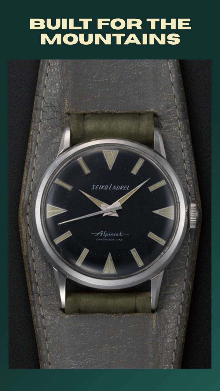 Seiko Prospex Alpinist Watch | 39.5 mm | Automatic | Black