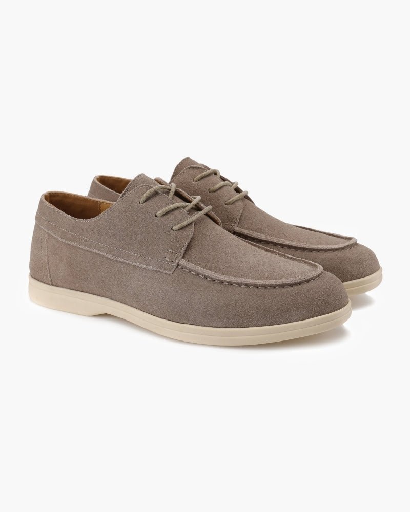 Premium Lace-Up Suede Shoes