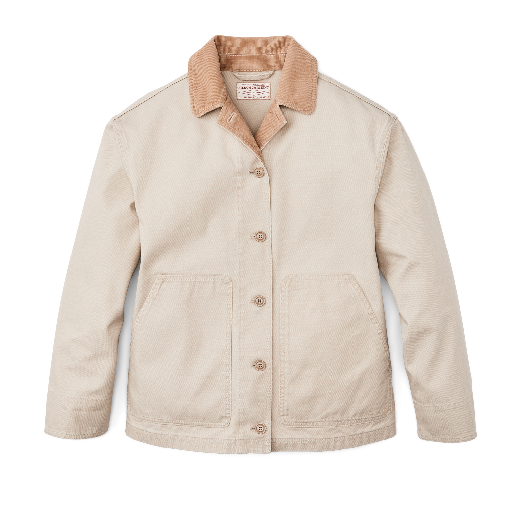 Women's Canvas Barn Coat - Feather Gray