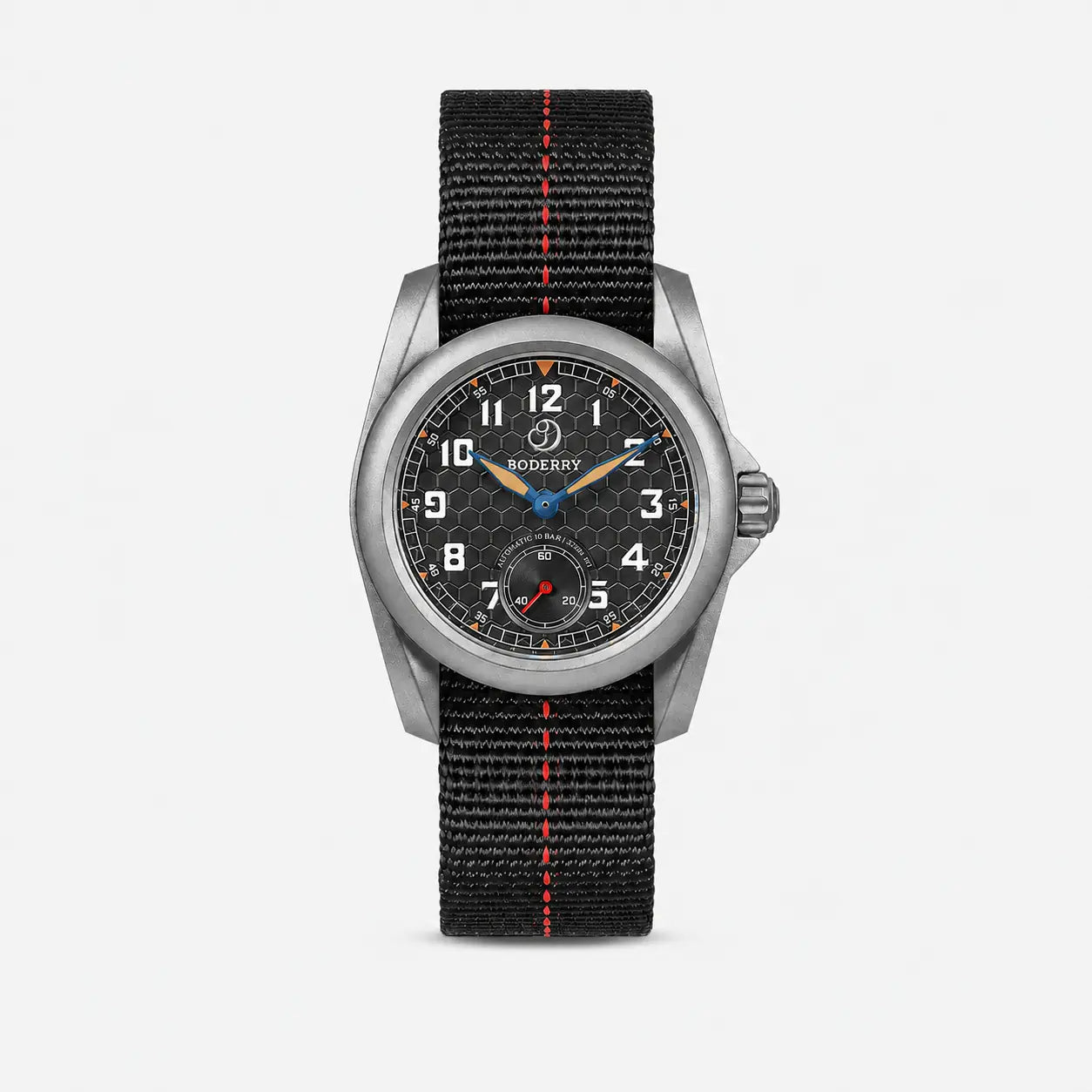 VOYAGER S72 – 72-Hour Power Reserve Titanium Automatic Field Watch, 100M Water Resistant | Grey