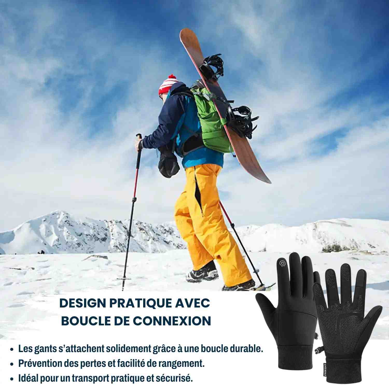 DuoGuard Pro Gloves – Waterproof and Windproof for Active Men