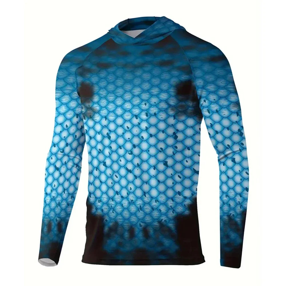 MENS UPF 50+ PERFORMANCE FISHING HOODIE 