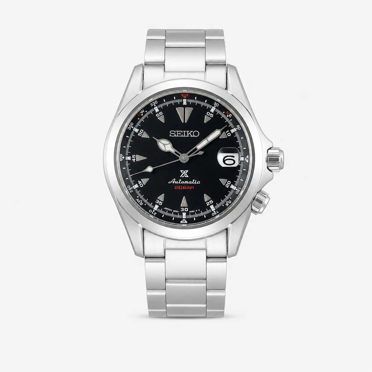 Seiko Prospex Alpinist Watch | 39.5 mm | Automatic | Black