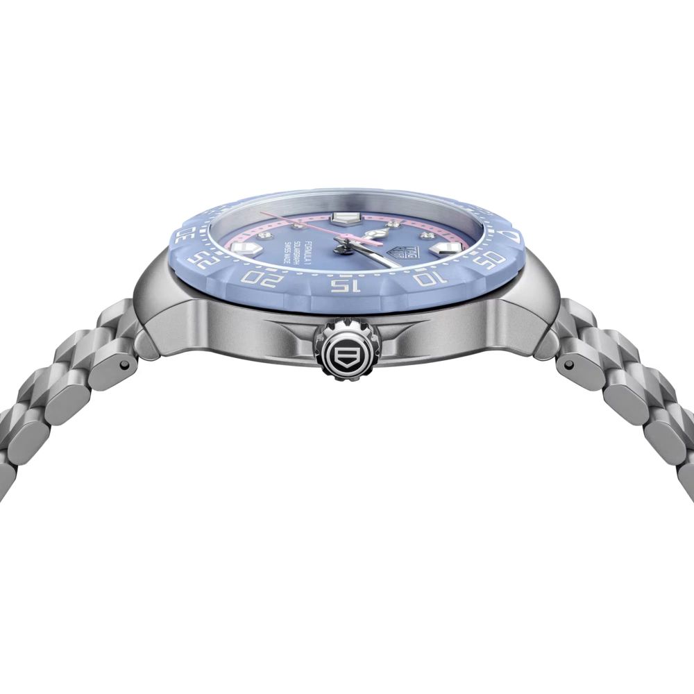 TAG Heuer Formula 1 Solargraph Blue Pink