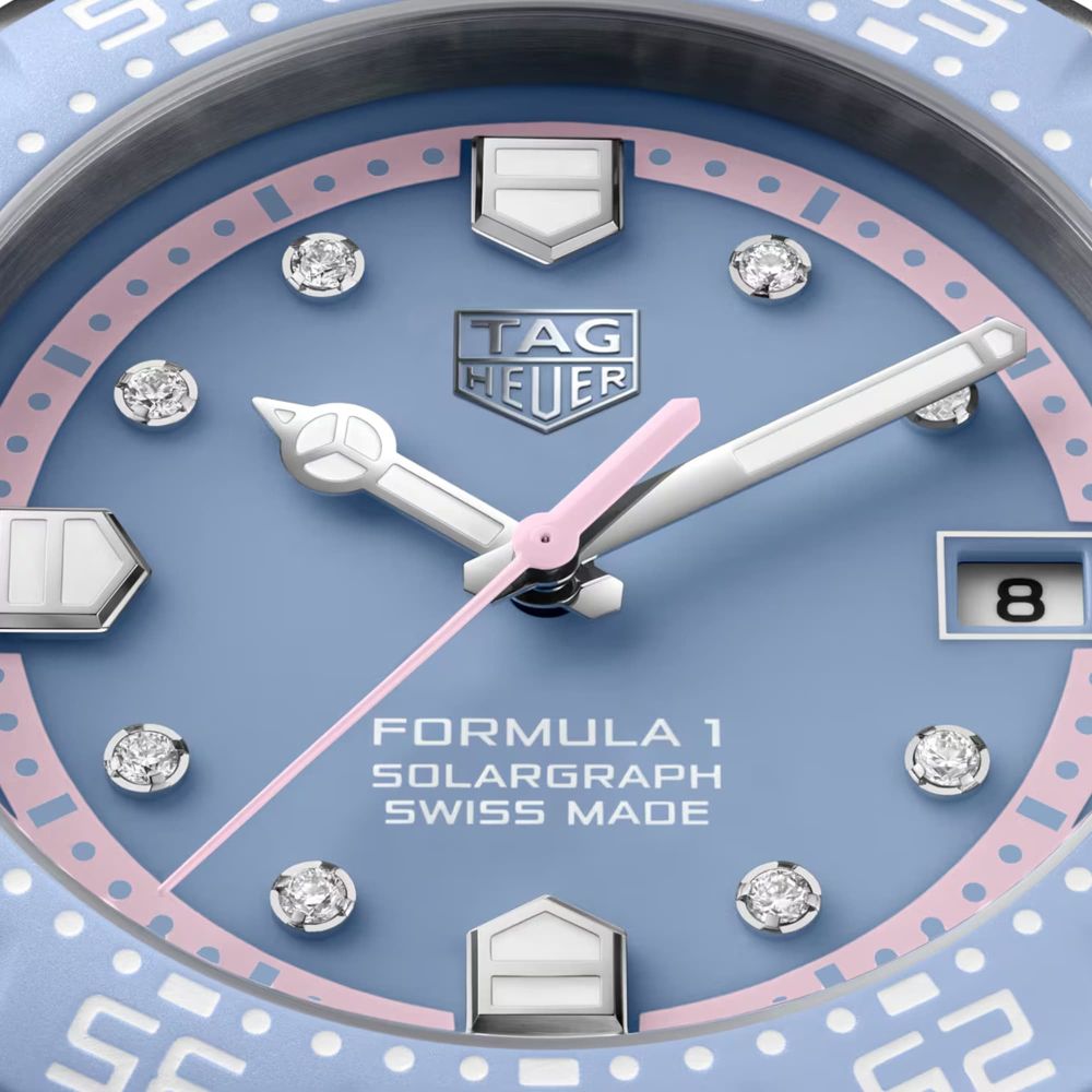 TAG Heuer Formula 1 Solargraph Blue Pink