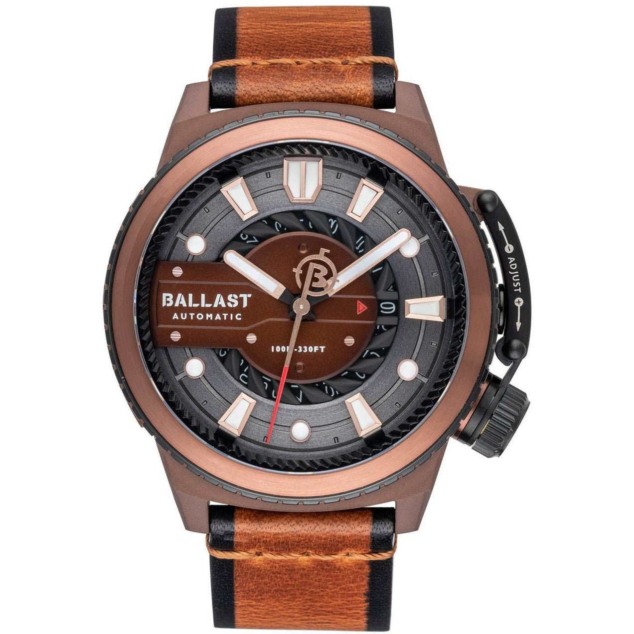 Ballast Trafalgar Titanium Automatic Rose Gold Brown