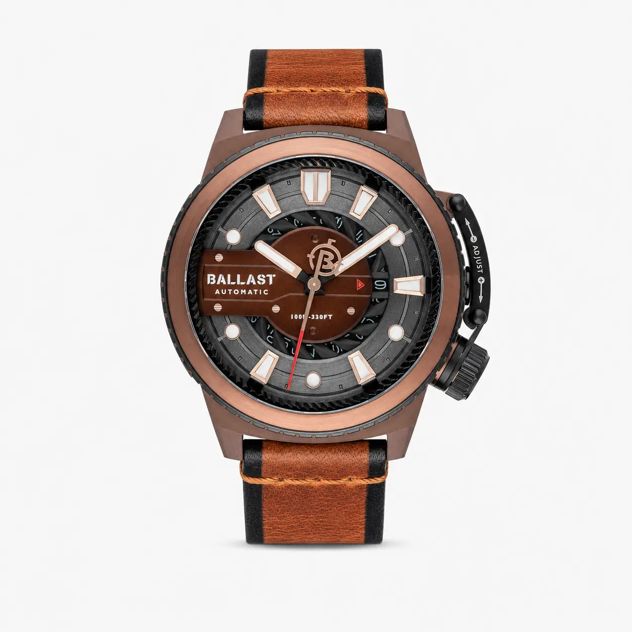 Ballast Trafalgar Titanium Automatic Rose Gold Brown