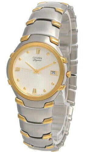 CITIZEN Elegance Gold Dial Two-tone Stainless Steel Men's Watch