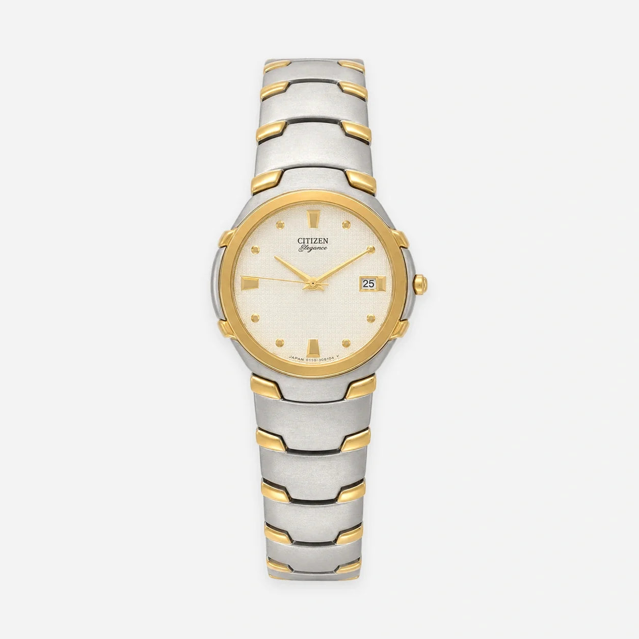 CITIZEN Elegance Gold Dial Two-tone Stainless Steel Men's Watch