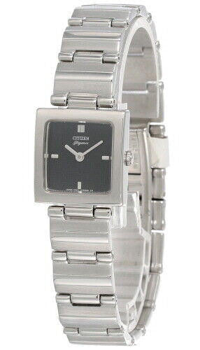 Citizen Black Dial Stainless Steel Women's Watch