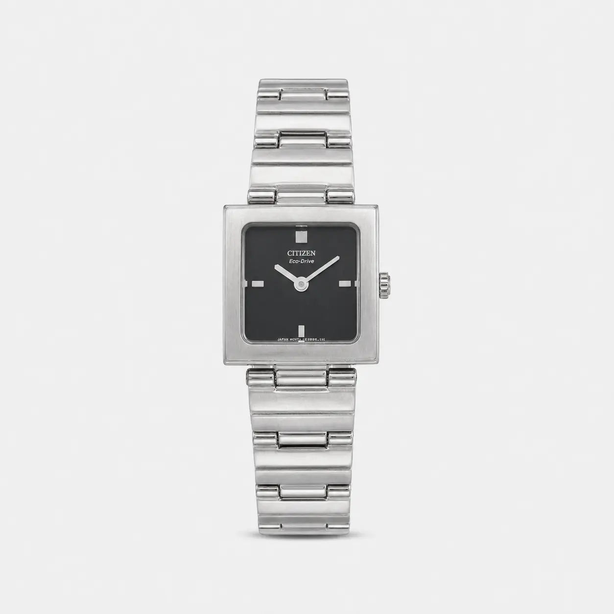 Citizen Black Dial Stainless Steel Women's Watch