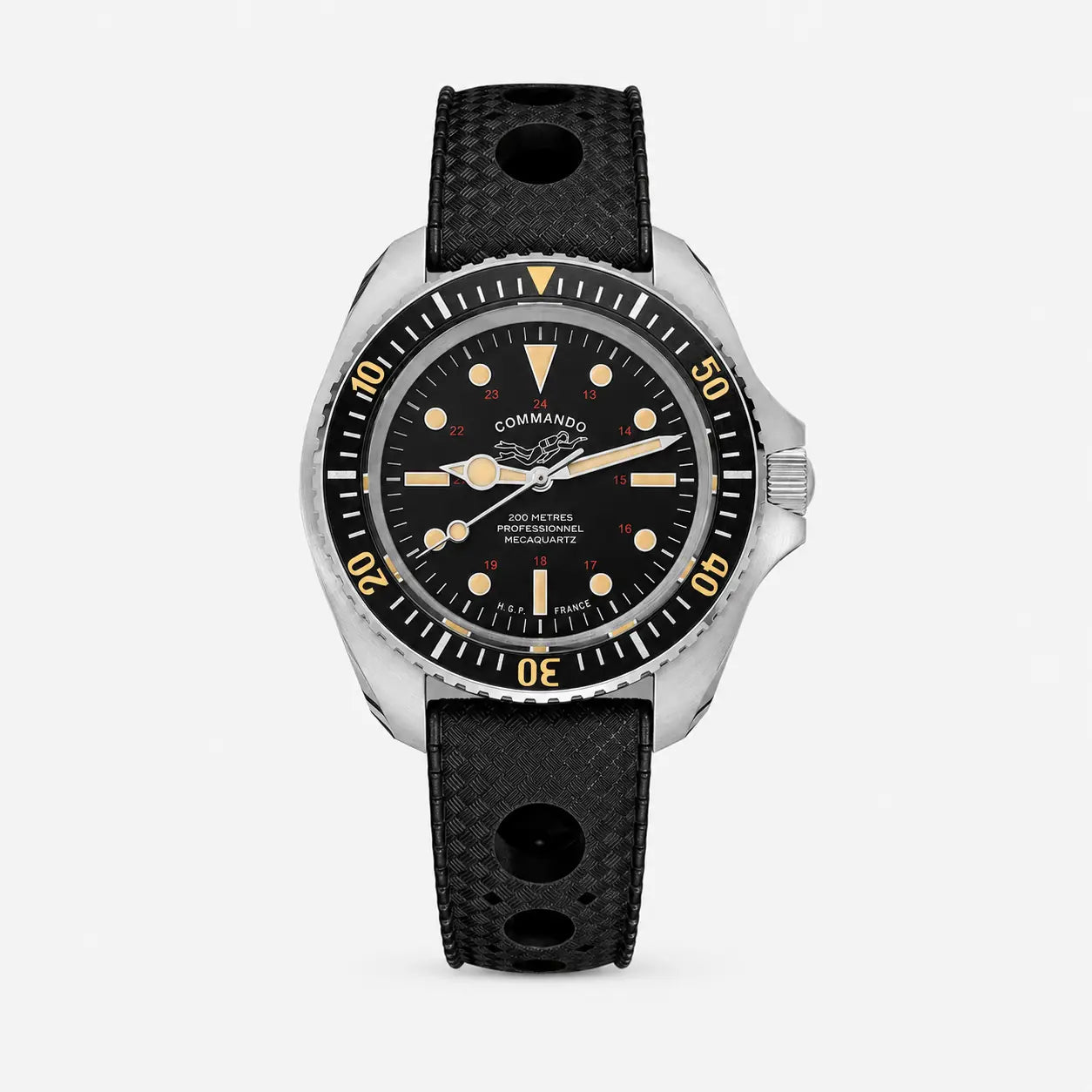 Diver 200M Mecaquartz Commando Diving Watch - Vintage
