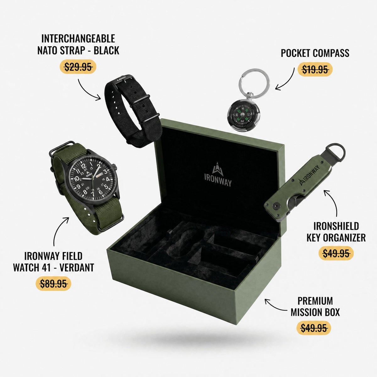 Ironway Field Watch 41 — Reliable in All Conditions
