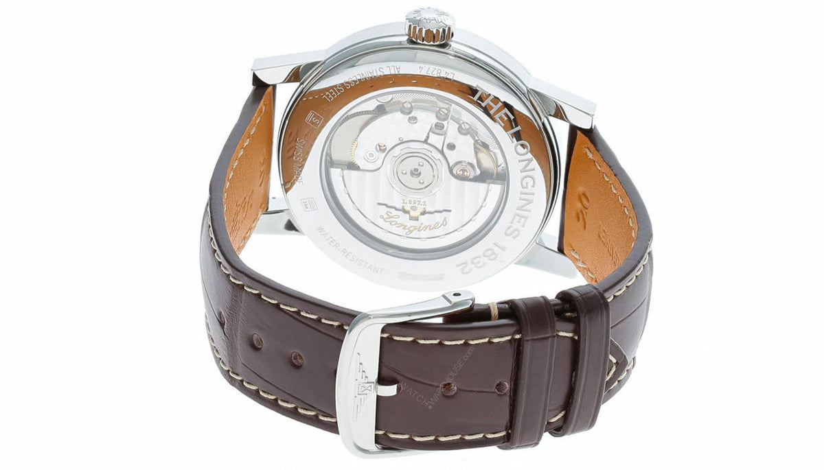 LONGINES 1832 Automatic 40 mm Beige Dial Leather Men's Watch