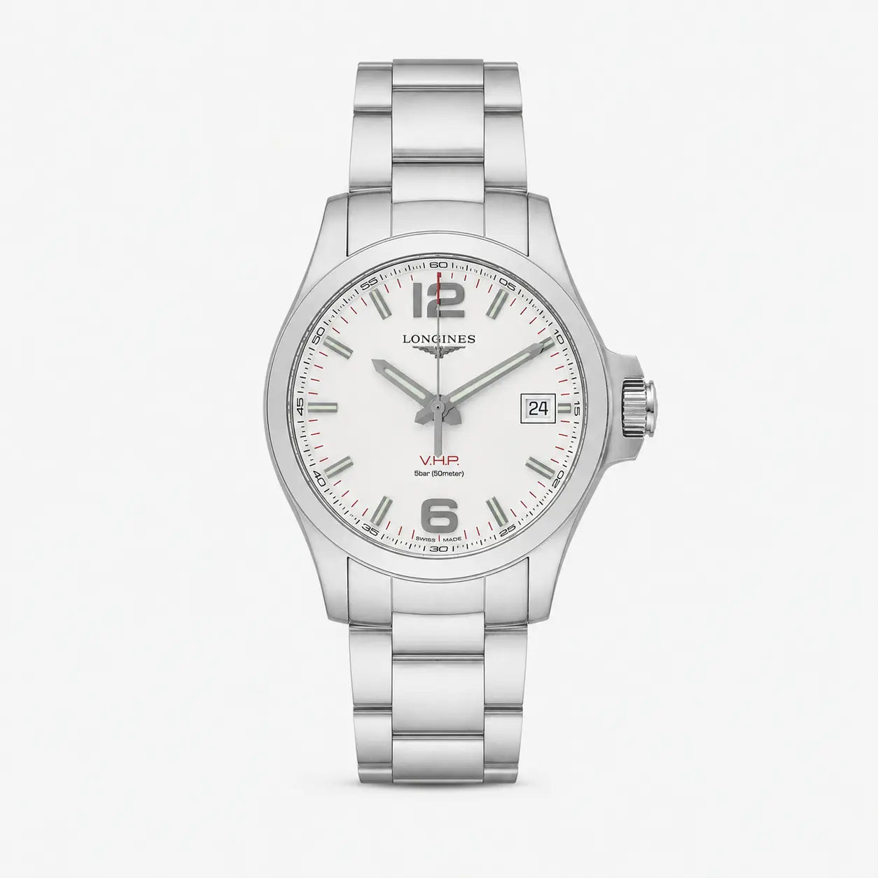 LONGINES Conquest V.H.P. 41 mm Silver Dial Men's Watch
