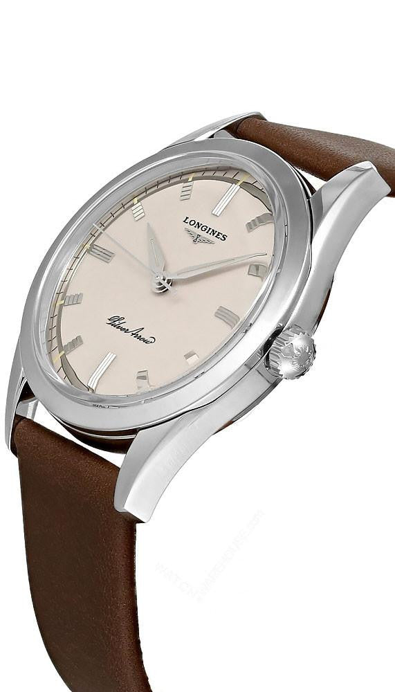 LONGINES Silver Arrow Automatic 38.5 mm Leather Men's Watch