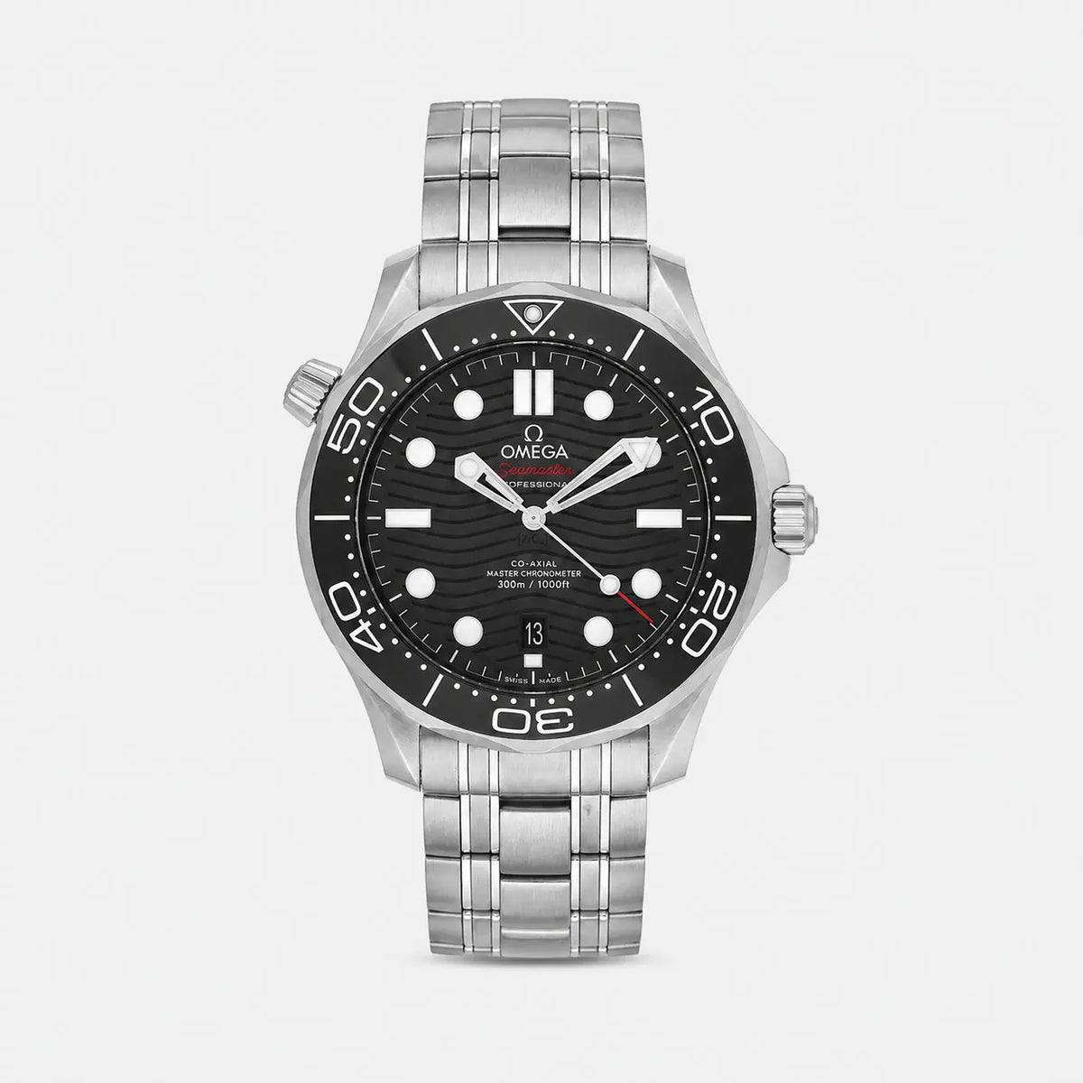 OMEGA Seamaster Automatic Stainless Steel 42 mm Black Dial Men's Watch