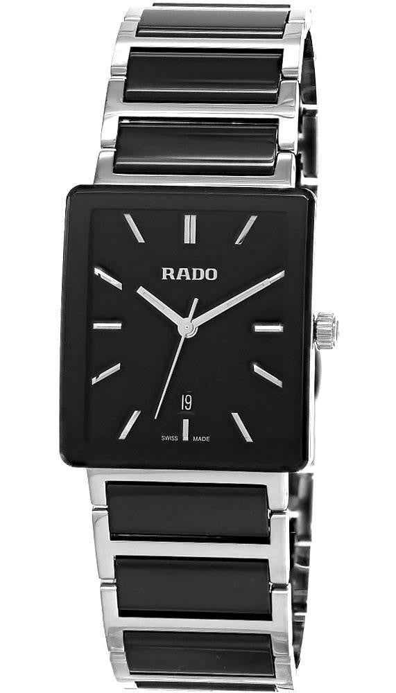 RADO Integral Quartz 31.5 mm Black Dial Two-Tone Men's Watch