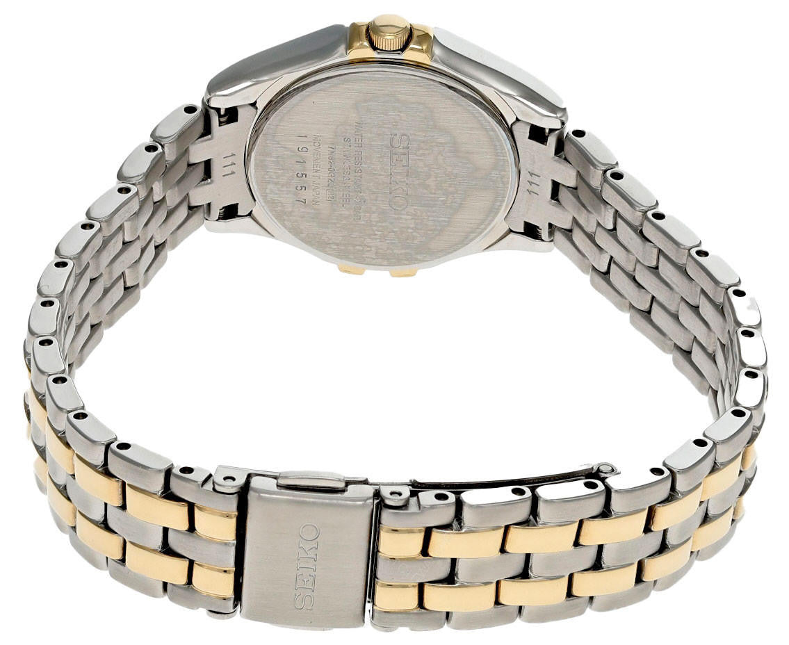 SEIKO 27 mm White MOP Dial Stainless Steel Women's Watch