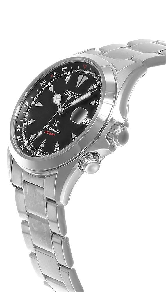 SEIKO Prospex Alpinist Stainless Steel 39.5 mm Black Dial Men's Watch