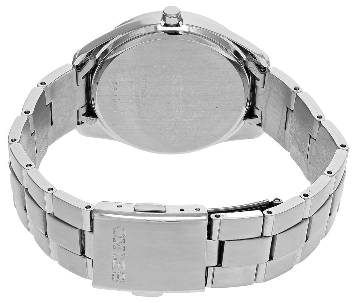 SEIKO Quartz 35 mm White Dial Stainless Steel Women's Watch