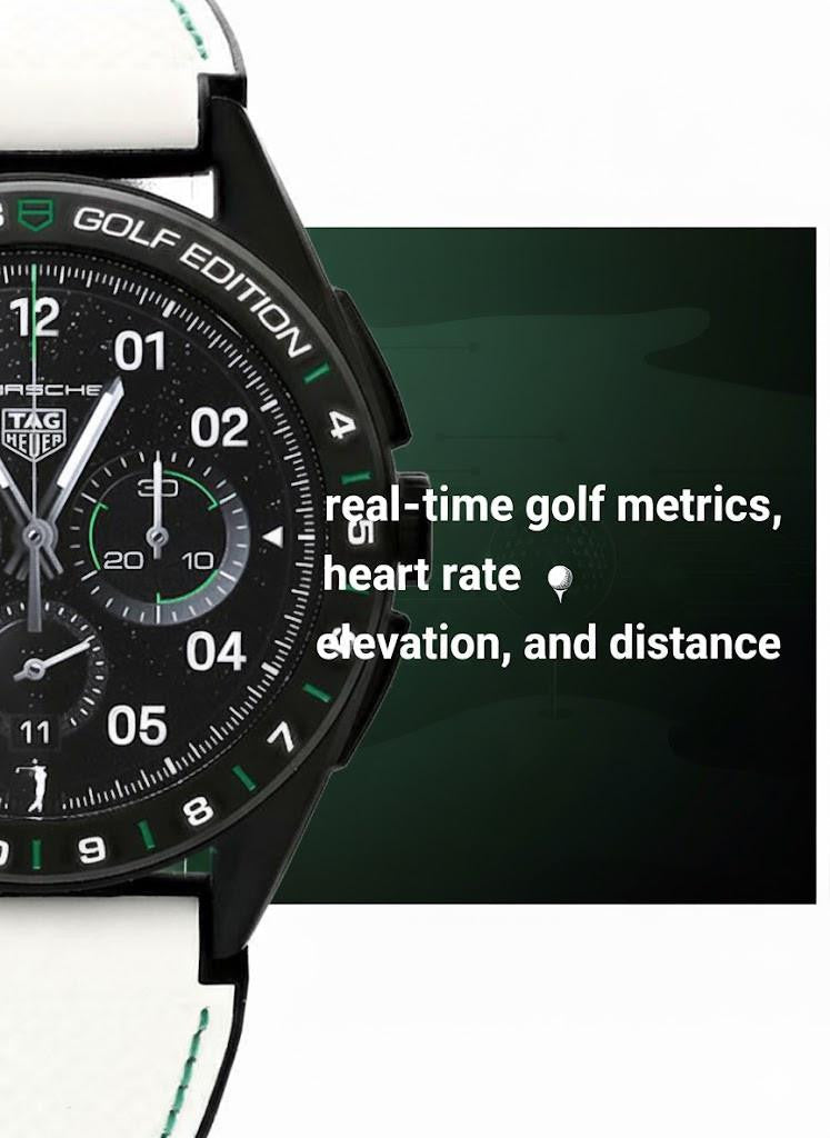 TAG Heuer Connected Calibre E4 Golf Edition 45 mm Titanium Smartwatch