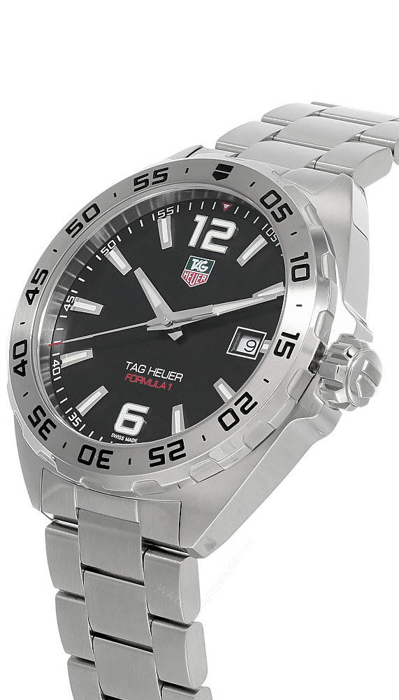 TAG HEUER Formula-1 41 mm Quartz Stainless Steel Black Dial Men's Watch